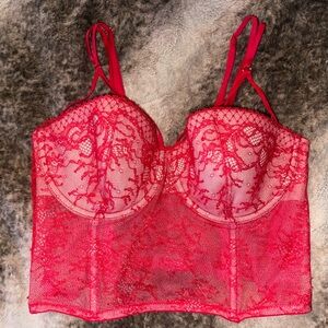 victoria secret very sexy corset lightly lined bra